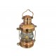 13" Solid Brass and Copper Antique-Replica Oil Anchor Lamp 